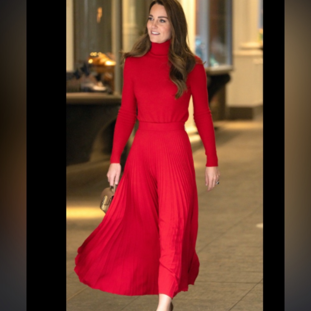 Ralph Lauren Red Turtleneck Sz Petite Small
